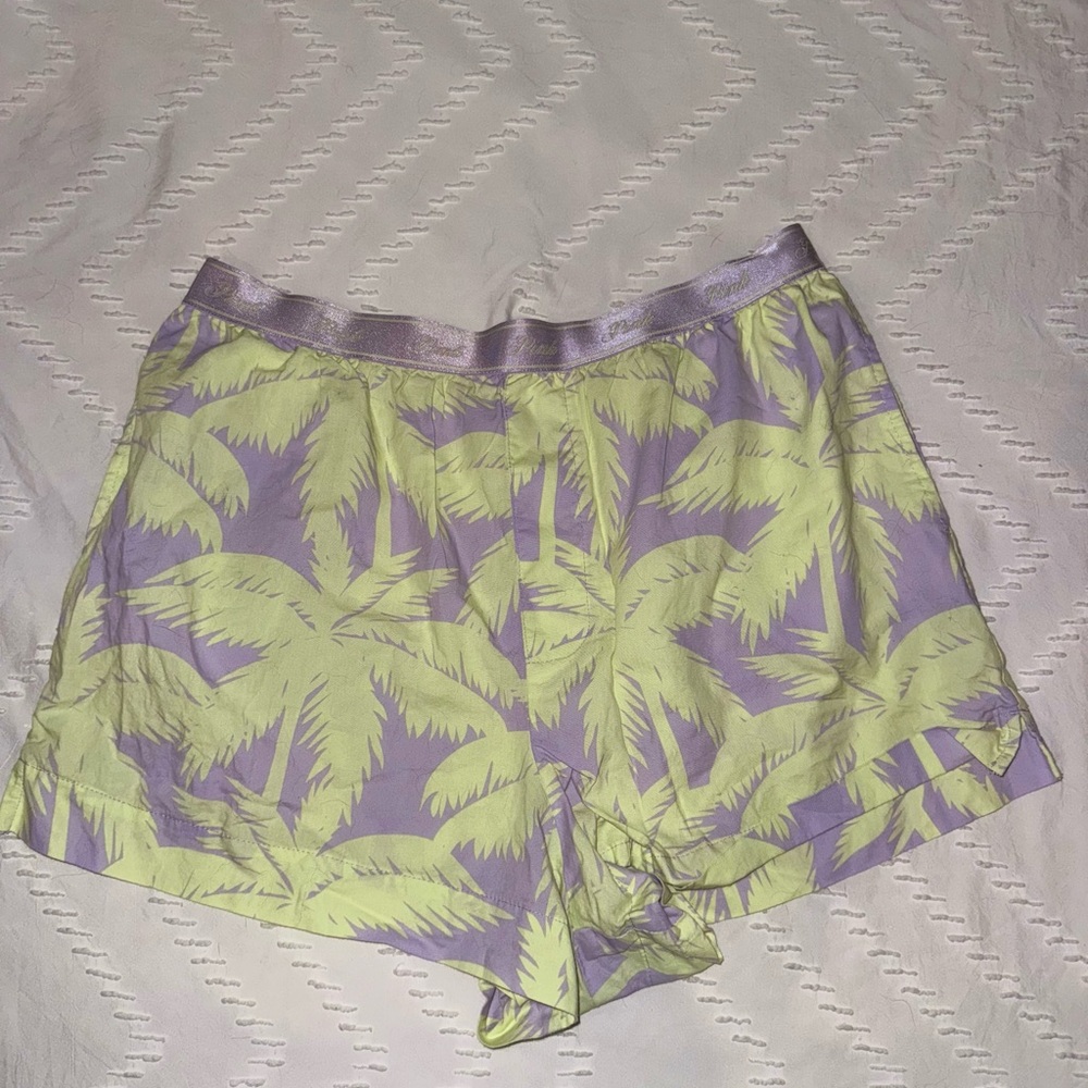 Tropical Print Women Shorts
